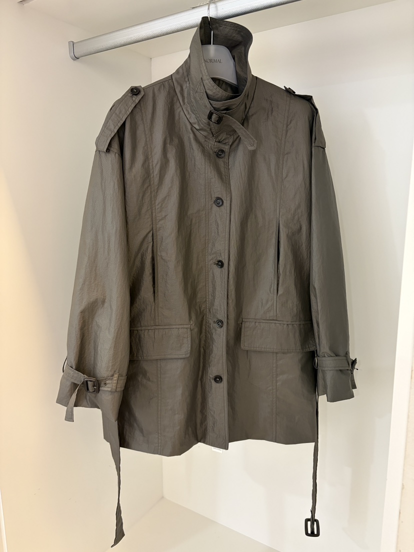 NORMAL東大門代購女士新品熱賣人氣26春夏時尚夾克含腰帶NORMAL夾克圖色1