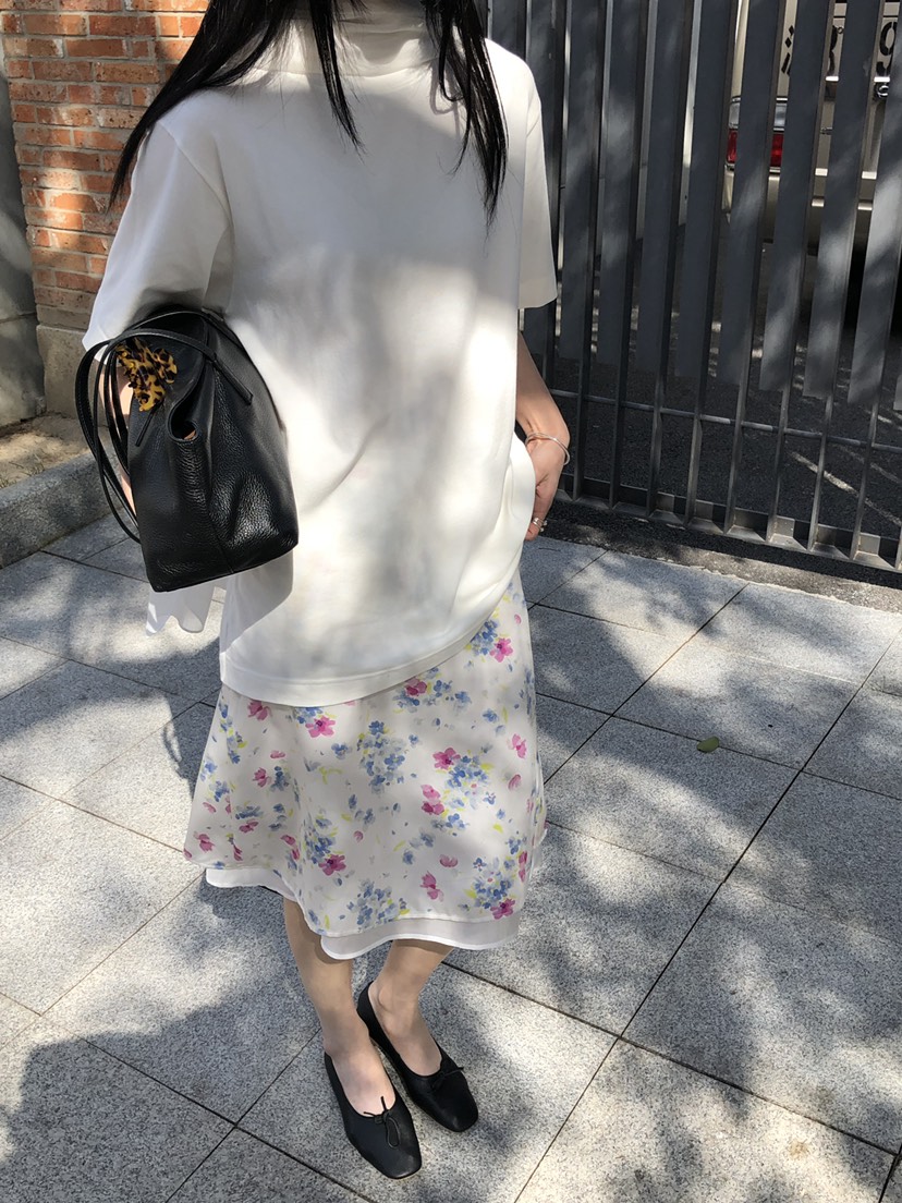 B_GARDER東大門代購女士新品時尚休閑真品半身裙中短裙花朵B.GARDER半身裙/中短裙