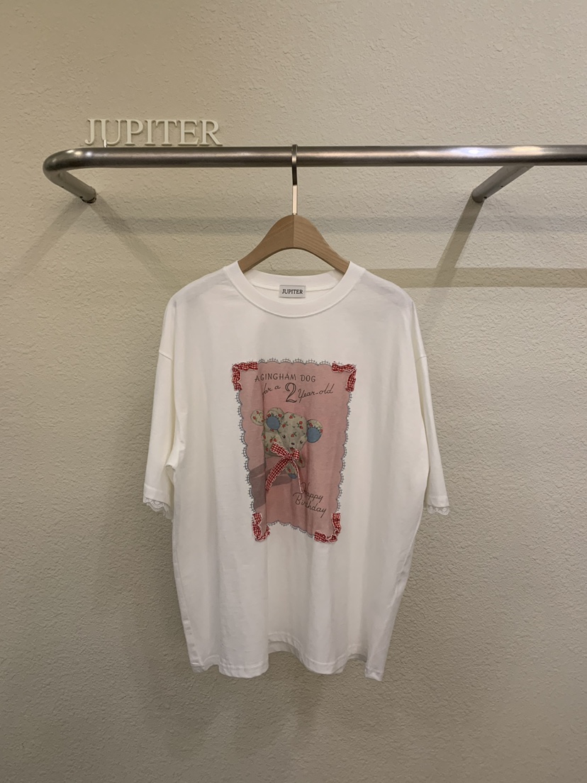 JUPITER東大門實拍女裝新品職業時尚熱賣休閑推薦人氣T恤JUPITERT恤圖色1