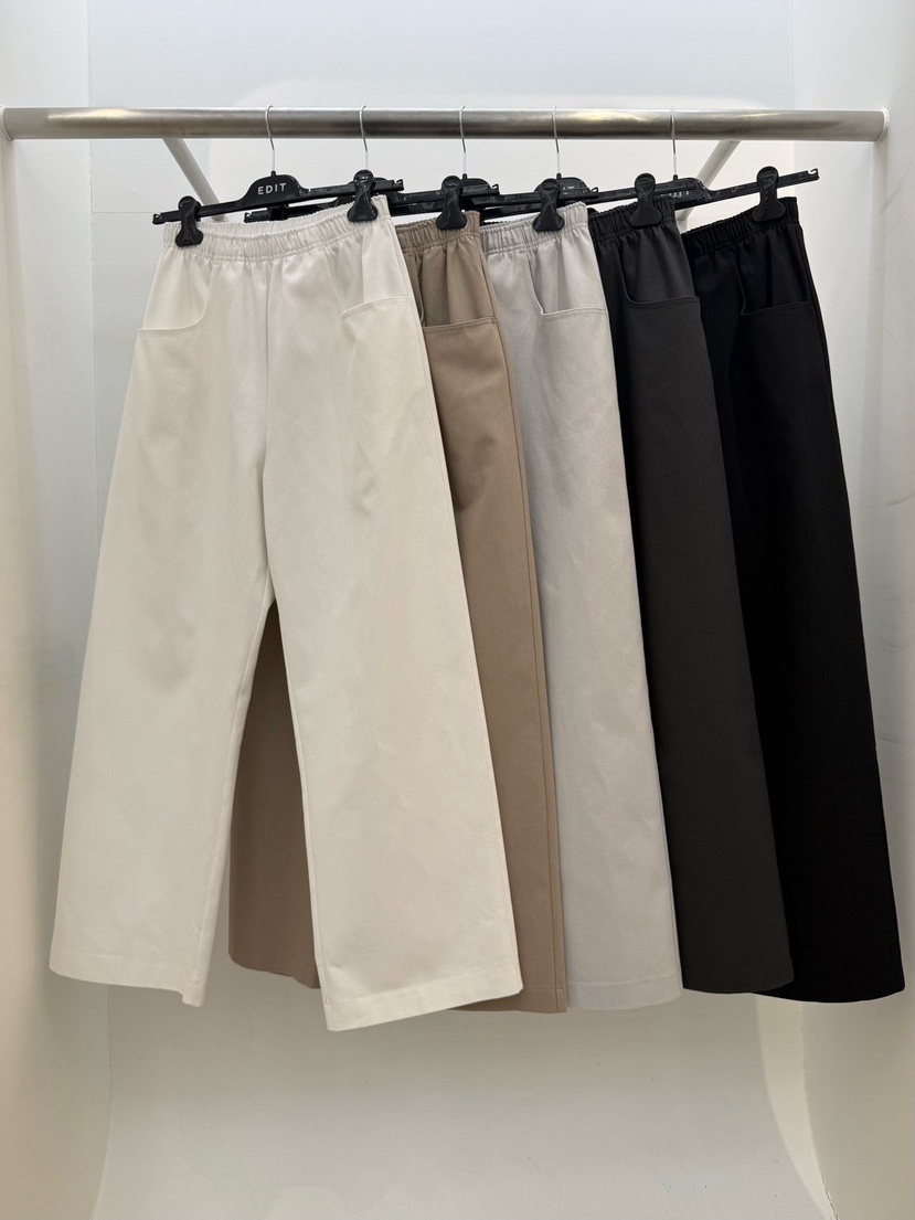 EDIT韓國直郵女士新品推薦人氣職業時尚26春夏真品休閑褲EDIT休閑褲