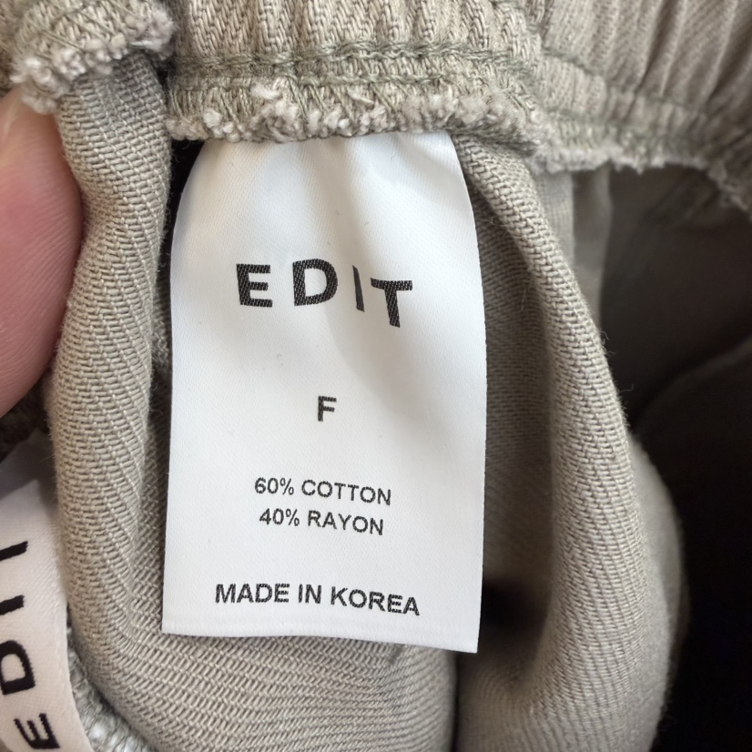 EDIT韓國直郵女士新品推薦人氣職業時尚26春夏真品休閑褲EDIT休閑褲
