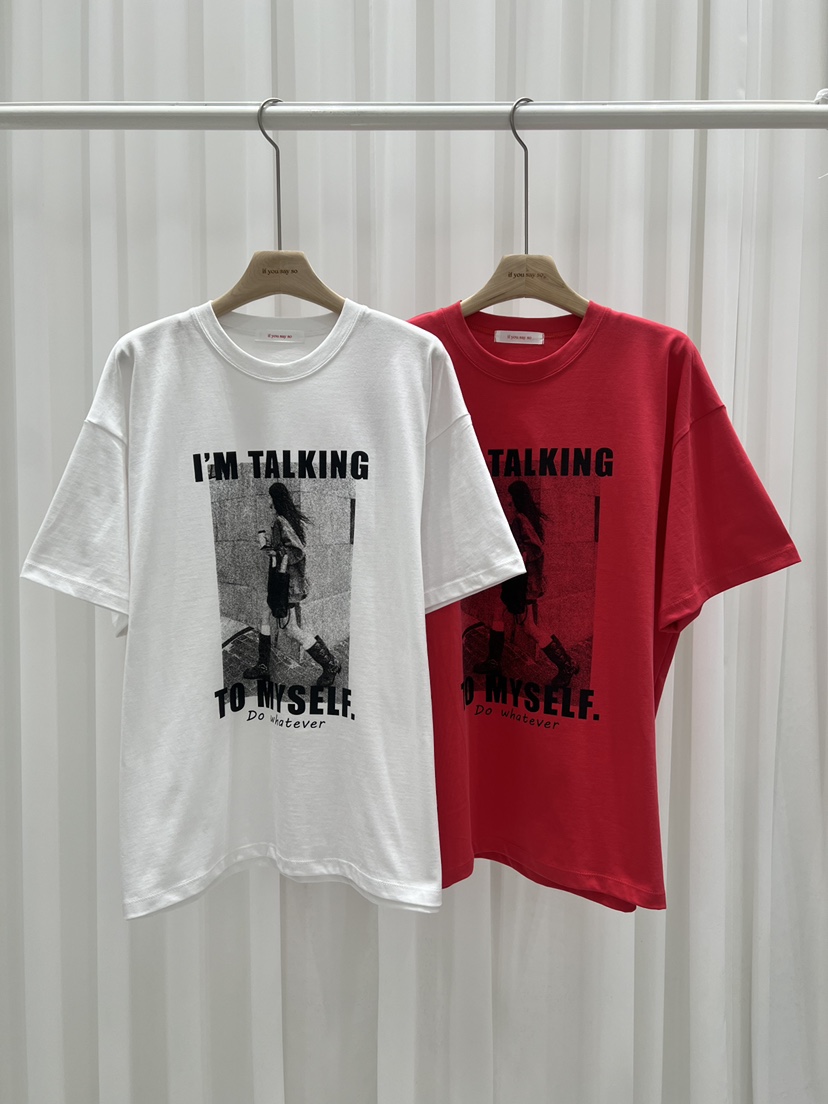 IF YOU SAY SO/PLUM-Q韓國代購女裝新品休閑真品T恤IF YOU SAY SO/PLUM-QT恤