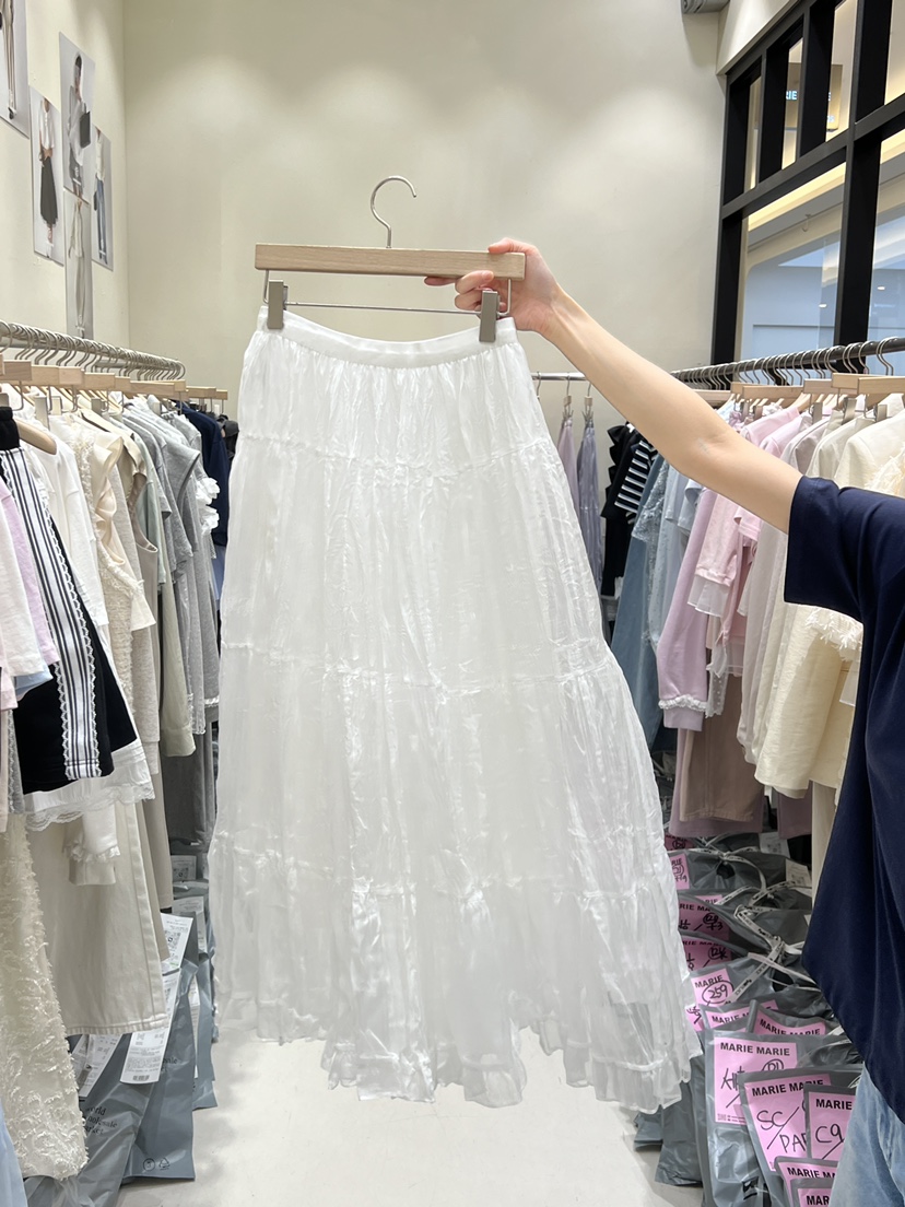 MARIE MARIE韓國直郵女士新品時尚推薦26春夏休閑職業長裙MARIE MARIE長裙