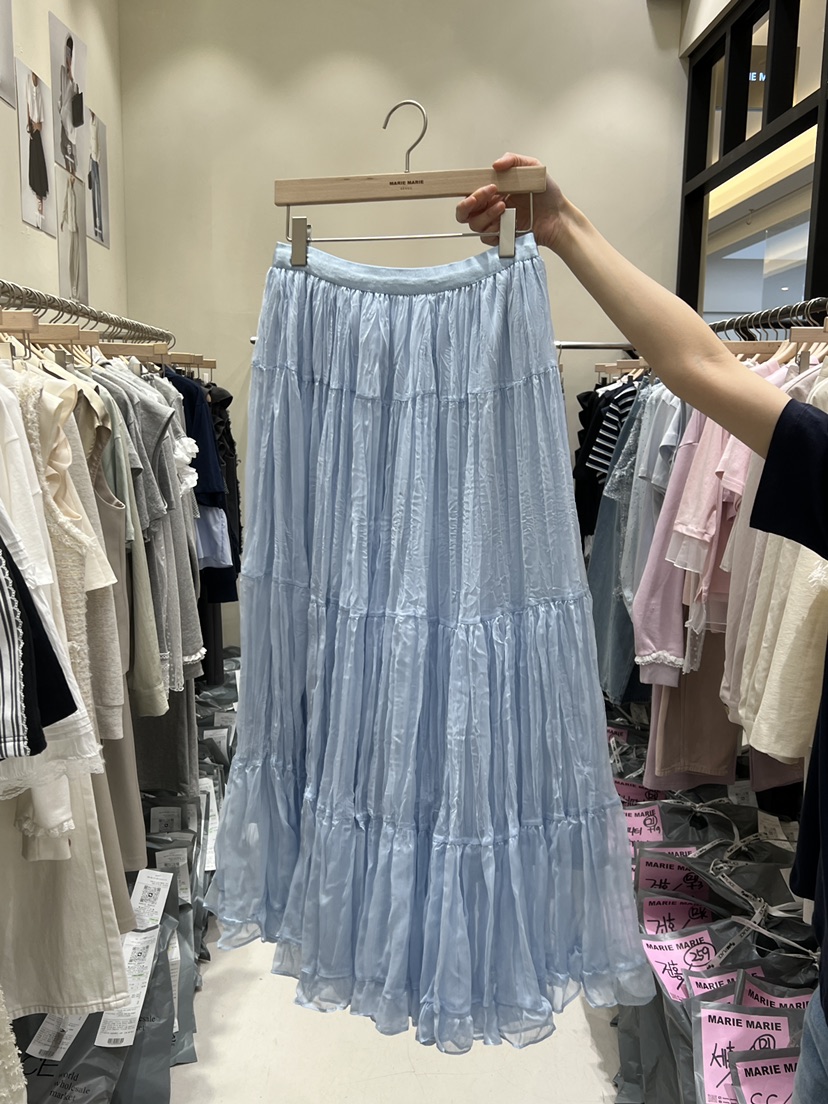 MARIE MARIE韓國直郵女士新品時尚推薦26春夏休閑職業長裙MARIE MARIE長裙圖色3