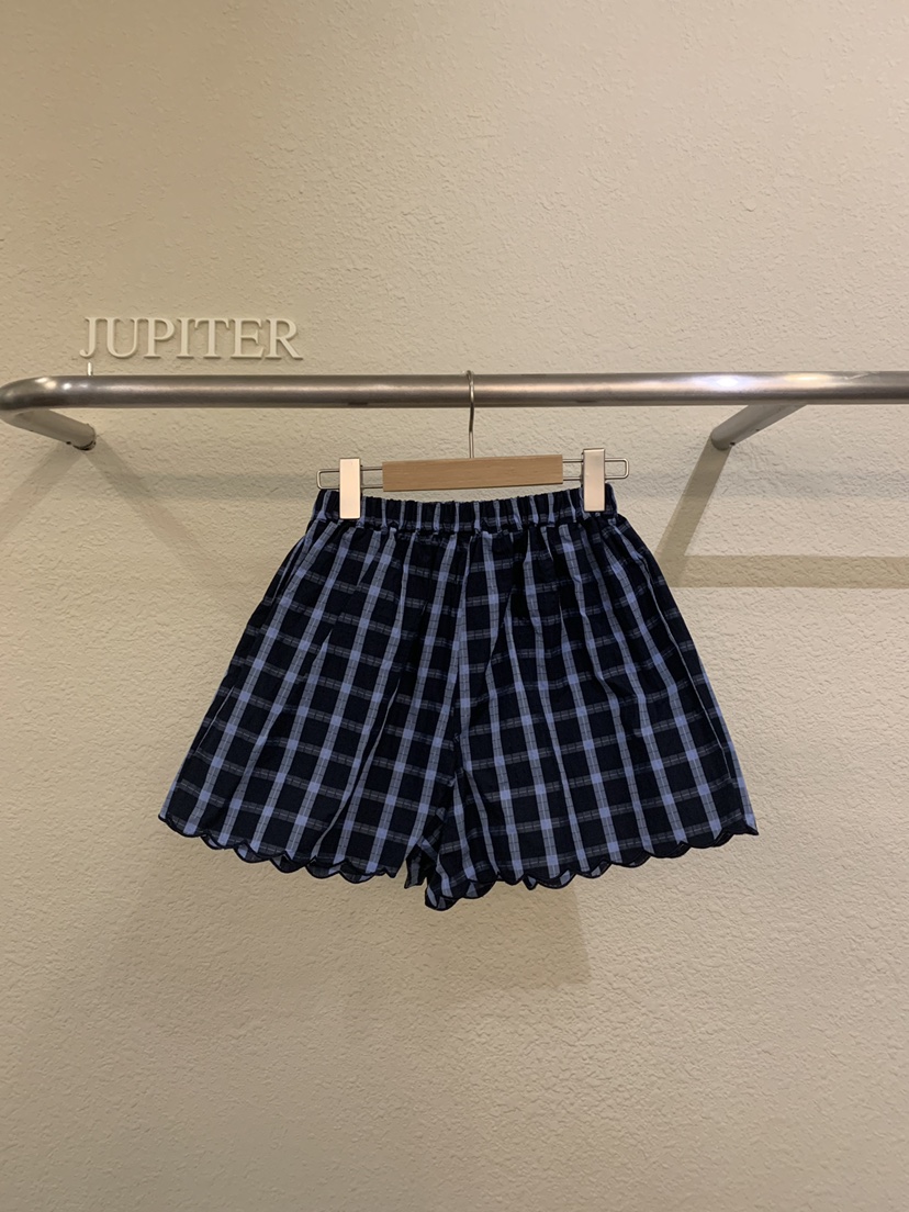 JUPITER東大門實拍女裝新品時尚熱賣休閑真品26春夏推薦短褲JUPITER短褲圖色3深藍色