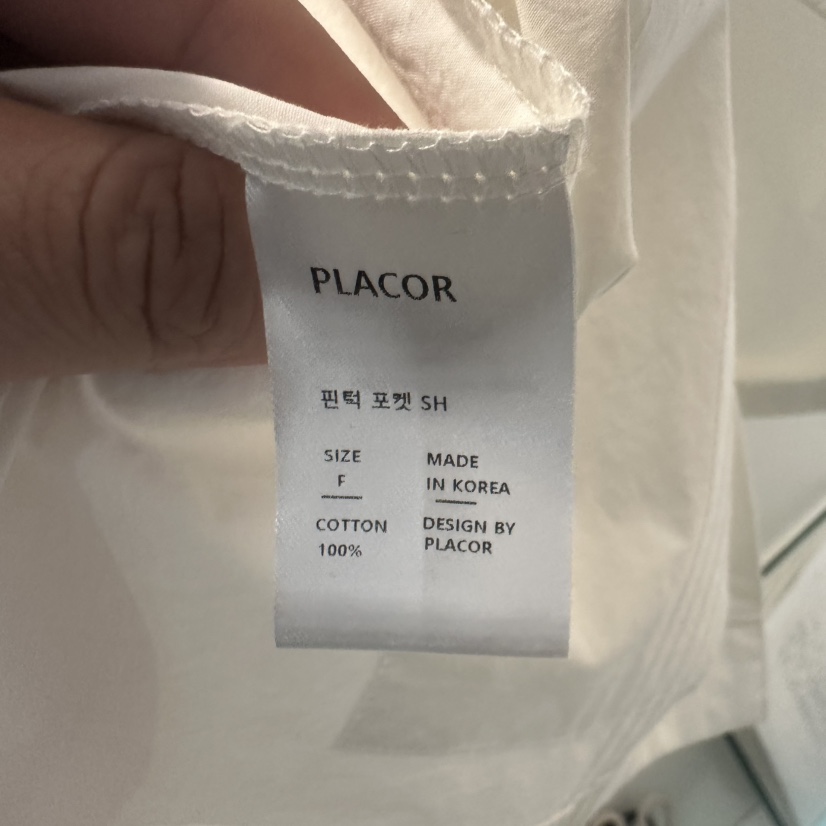 REGULARLY/PLACOR韓國直郵女士新款推薦襯衫蕾絲衫口袋褶裥REGULARLY/PLACOR襯衫/蕾絲衫