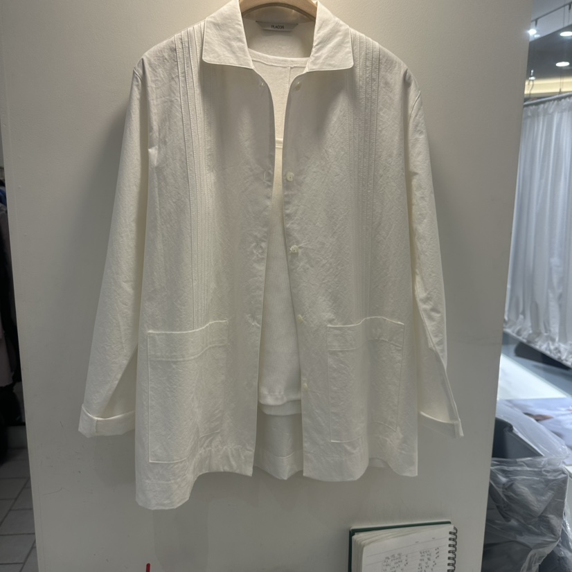 REGULARLY/PLACOR韓國直郵女士新款推薦襯衫蕾絲衫口袋褶裥REGULARLY/PLACOR襯衫/蕾絲衫圖色1