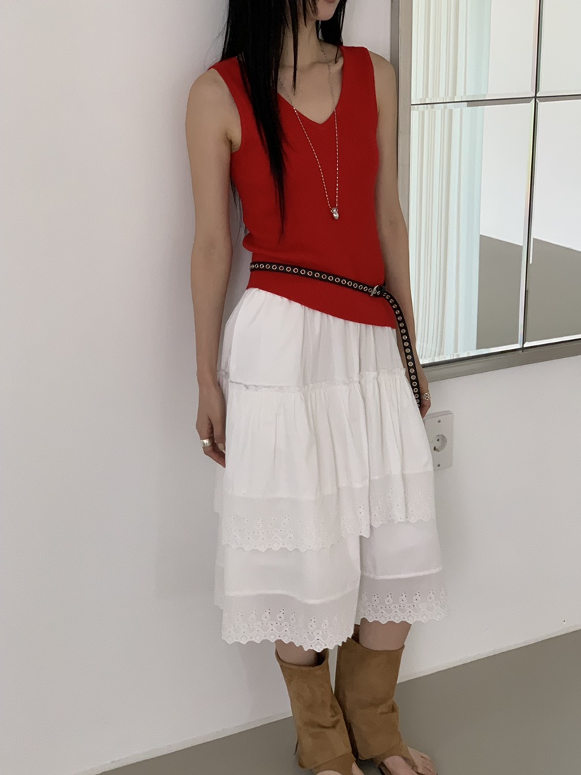 RIVER RAIN韓國直郵女裝新款人氣真品26春夏吊帶背心不對稱RIVER RAIN吊帶/背心