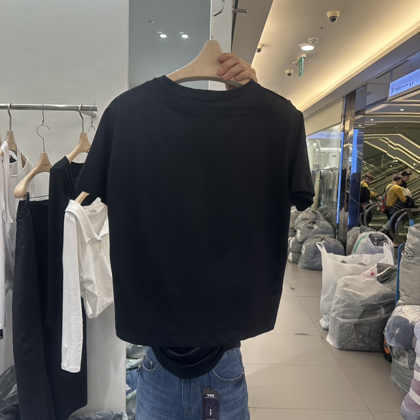 RENDER韓國直郵女裝新款推薦真品休閑時尚人氣T恤假兩件雙層RENDERT恤