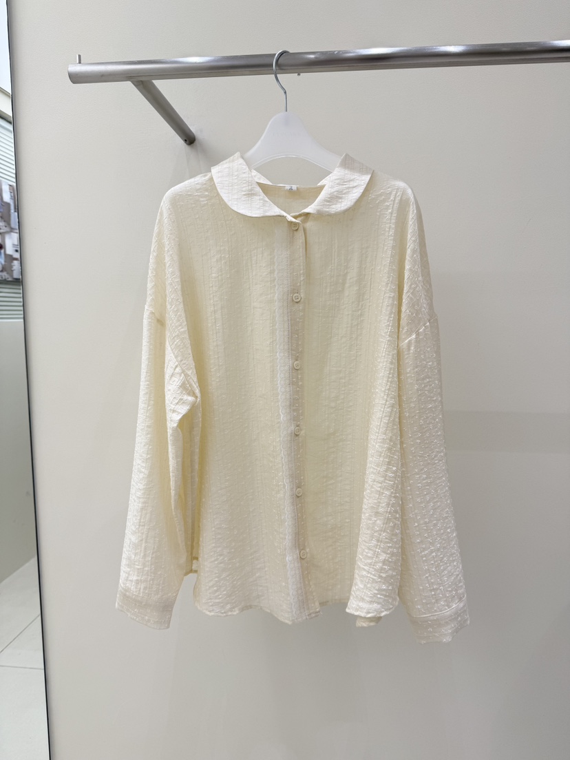 Ccds東大門實拍女裝新款推薦人氣26春夏職業休閑襯衫蕾絲衫Ccds襯衫/蕾絲衫圖色1