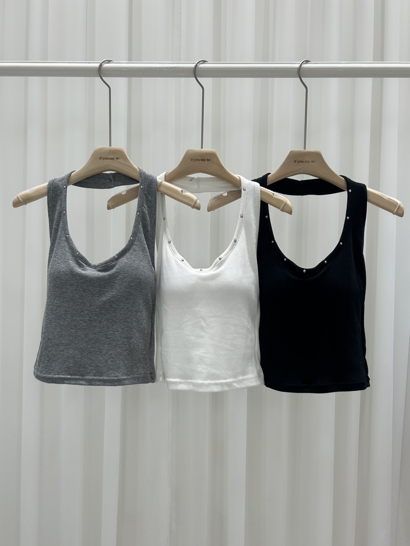 IF YOU SAY SO/PLUM-Q東大門實拍女士新款職業吊帶背心IF YOU SAY SO/PLUM-Q吊帶/背心