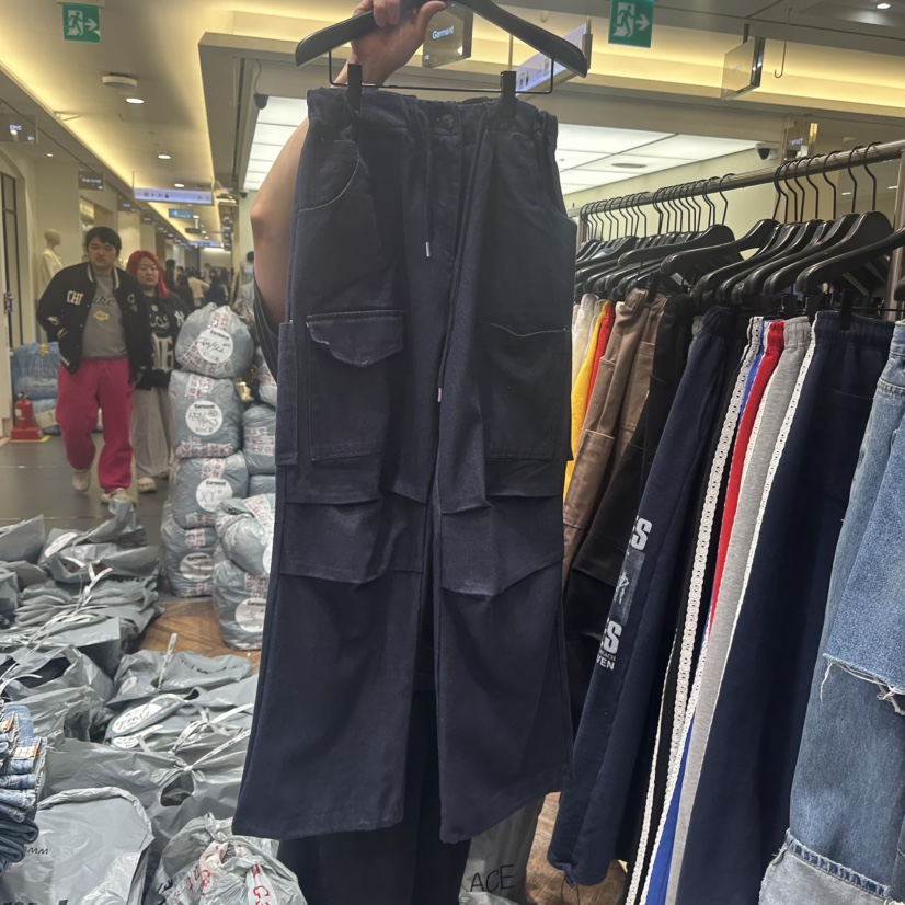 GARMENT-P韓國直郵女士新品真品時尚休閑職業推薦休閑褲GARMENT休閑褲圖色5深藍色