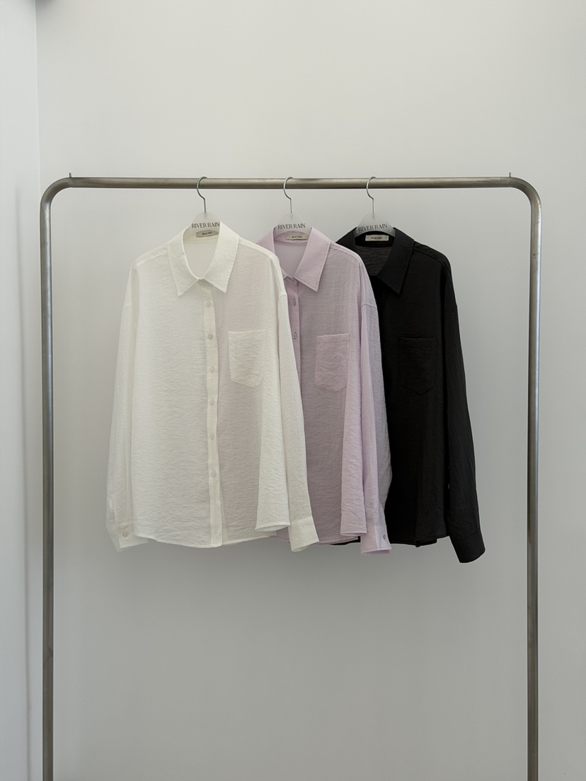 RIVER RAIN東大門實拍女裝新品時尚26春夏人氣襯衫蕾絲衫RIVER RAIN襯衫/蕾絲衫