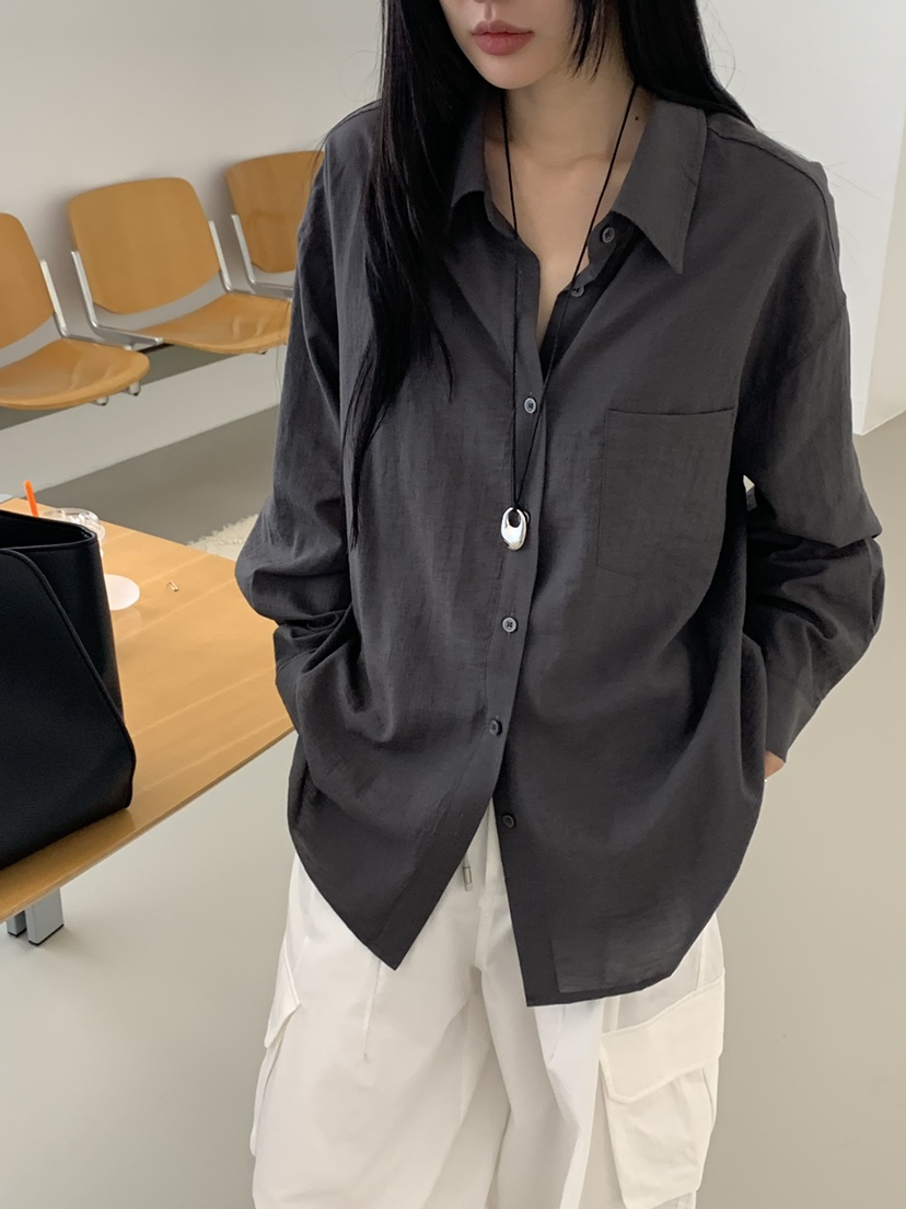 RIVER RAIN東大門實拍女裝新品時尚26春夏人氣襯衫蕾絲衫RIVER RAIN襯衫/蕾絲衫