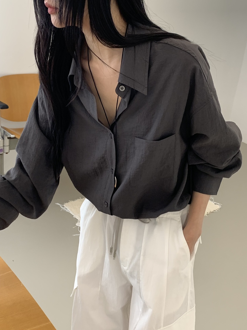 RIVER RAIN東大門實拍女裝新品時尚26春夏人氣襯衫蕾絲衫RIVER RAIN襯衫/蕾絲衫