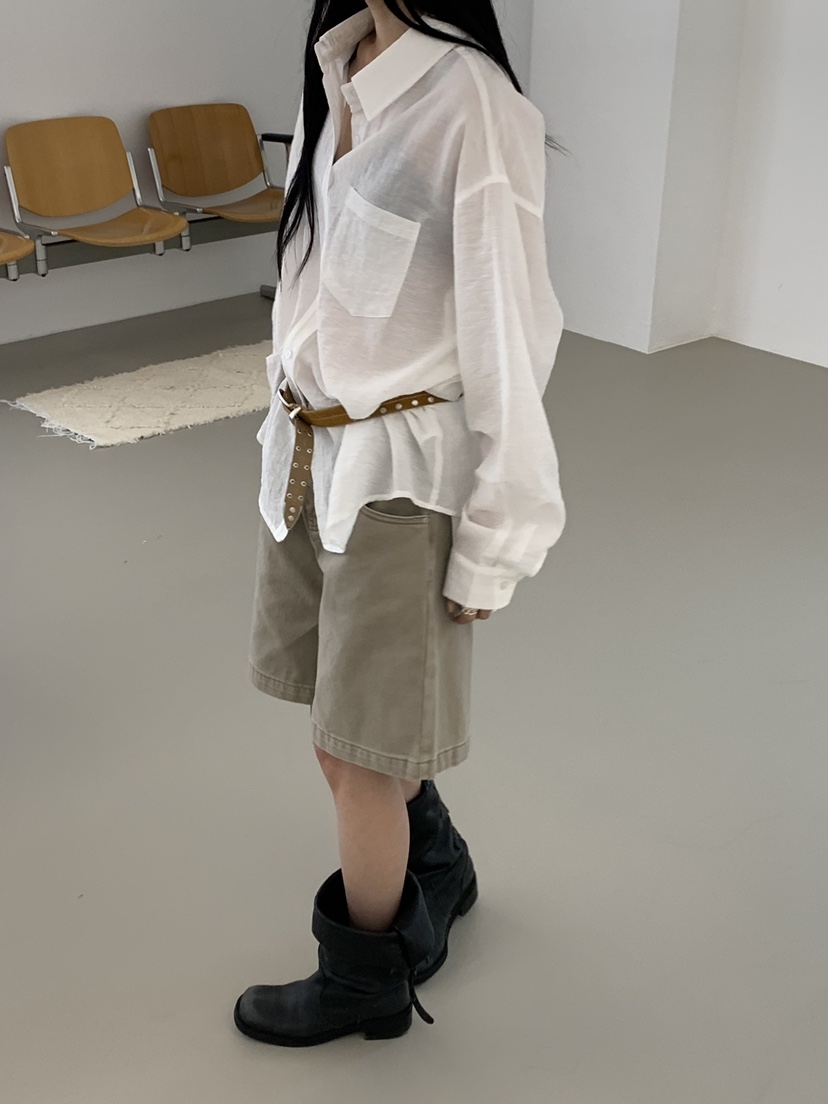 RIVER RAIN東大門實拍女裝新品時尚26春夏人氣襯衫蕾絲衫RIVER RAIN襯衫/蕾絲衫