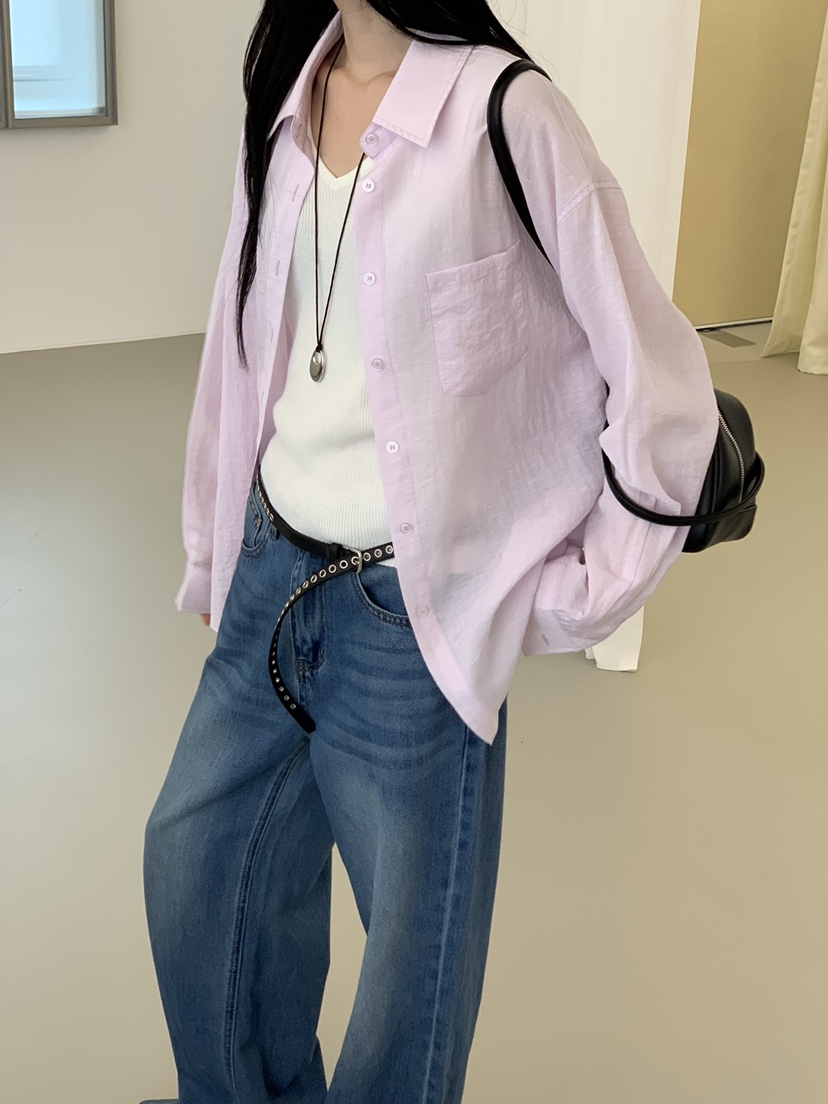 RIVER RAIN東大門實拍女裝新品時尚26春夏人氣襯衫蕾絲衫RIVER RAIN襯衫/蕾絲衫