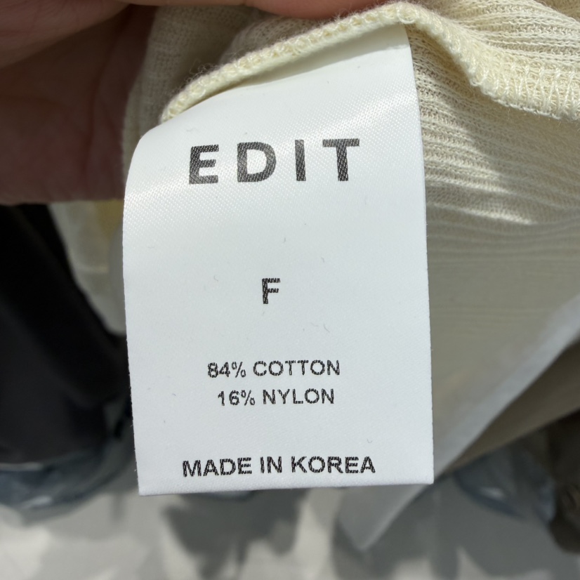 EDIT韓國代購女士新品職業真品熱賣推薦時尚26春夏吊帶背心EDIT吊帶/背心