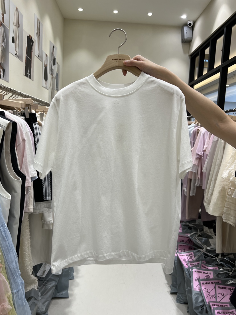 MARIE MARIE東大門代購女士新品真品熱賣26春夏休閑推薦T恤MARIE MARIET恤圖色1