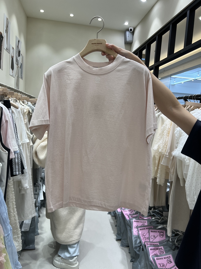 MARIE MARIE東大門代購女士新品真品熱賣26春夏休閑推薦T恤MARIE MARIET恤圖色2