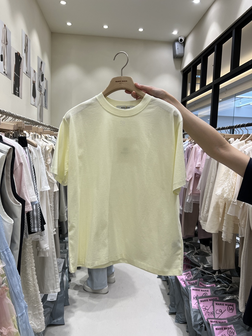MARIE MARIE東大門代購女士新品真品熱賣26春夏休閑推薦T恤MARIE MARIET恤圖色3