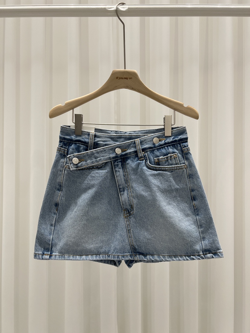 IF YOU SAY SO/PLUM-Q東大門代購女士新品時尚裙褲紐扣IF YOU SAY SO/PLUM-Q裙褲圖色1