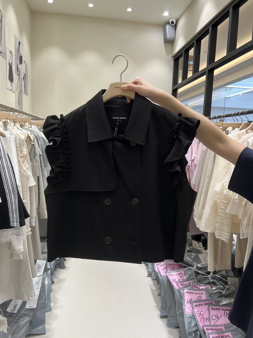 MARIE MARIE韓國直郵女裝新品推薦熱賣時尚真品馬甲可愛的MARIE MARIE馬甲圖色2