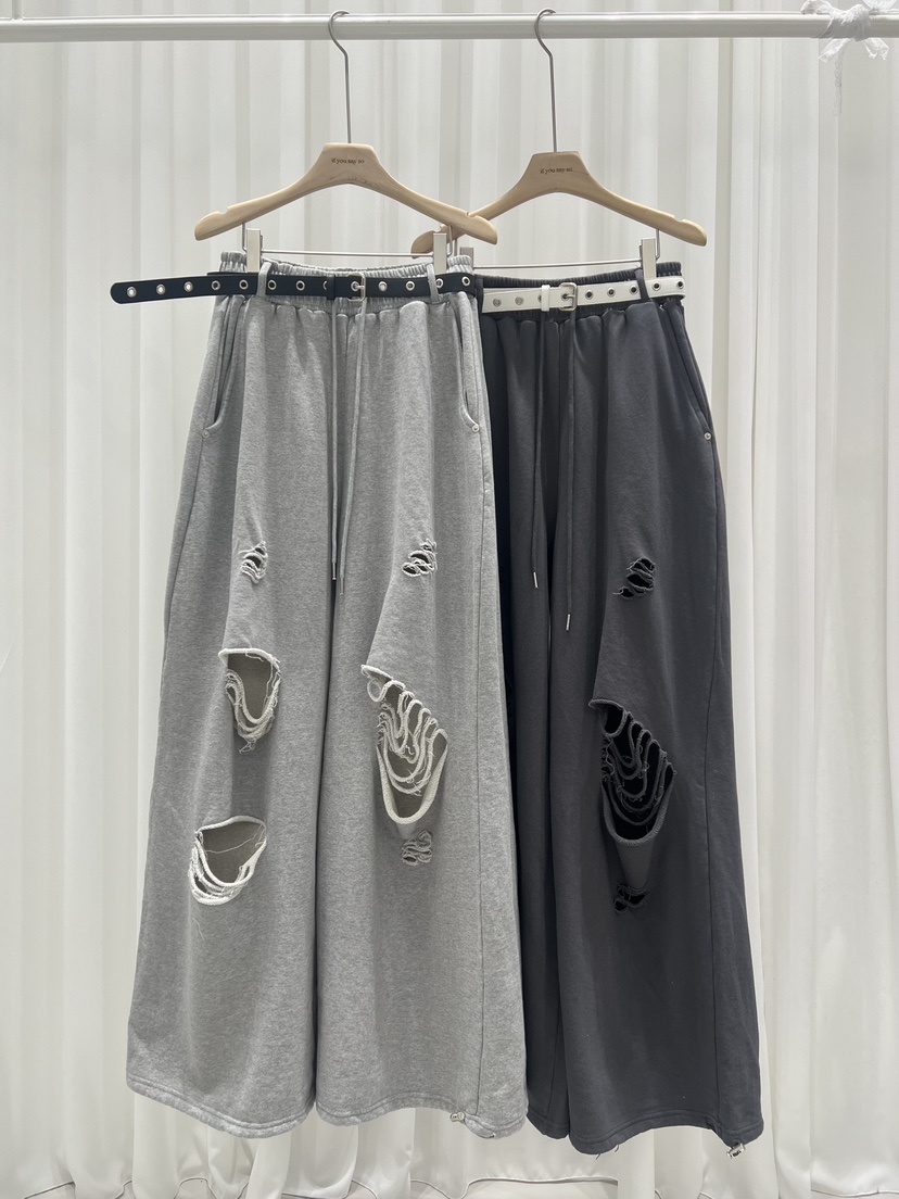 IF YOU SAY SO/PLUM-Q東大門代購女士新品時尚休閑褲含腰帶IF YOU SAY SO/PLUM-Q休閑褲