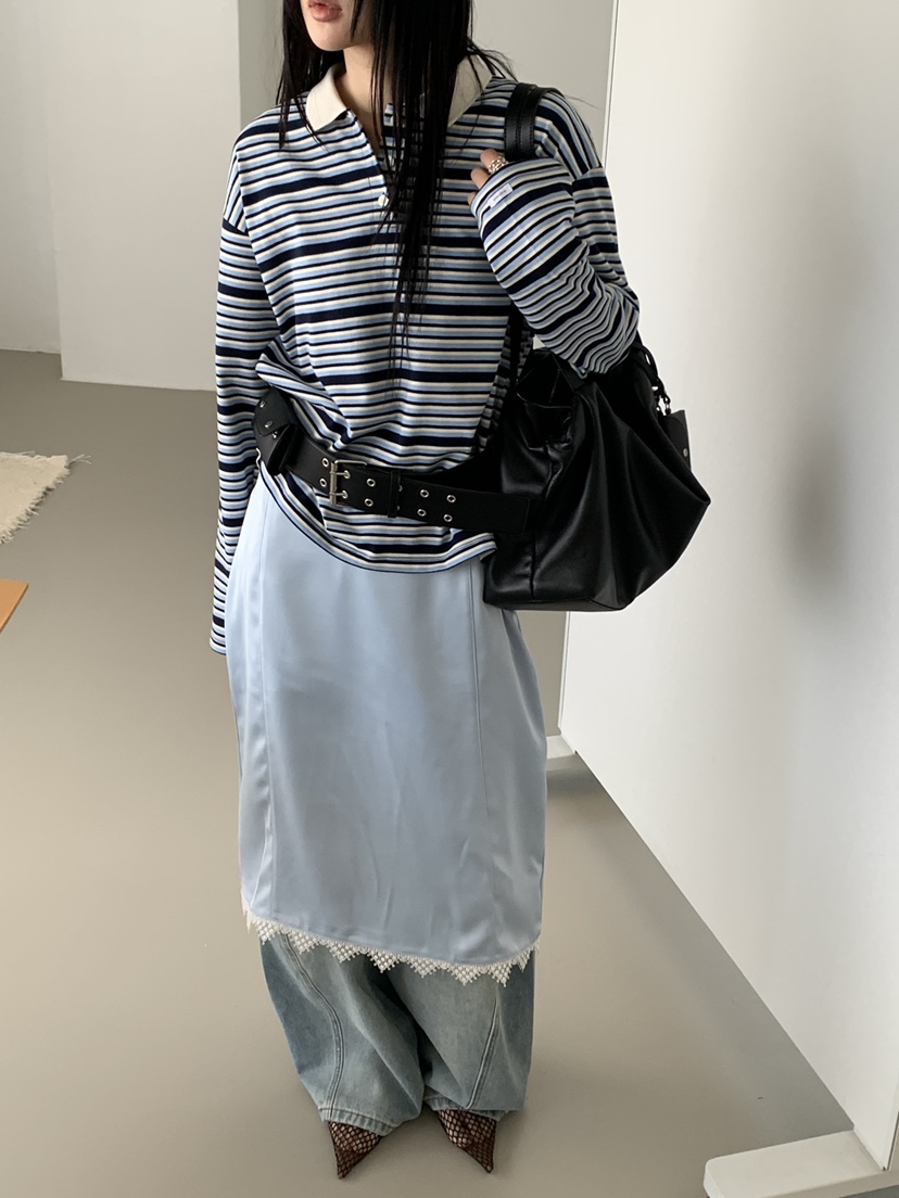 RIVER RAIN韓國直郵女士新品熱賣時尚職業真品半身裙中短裙RIVER RAIN半身裙/中短裙