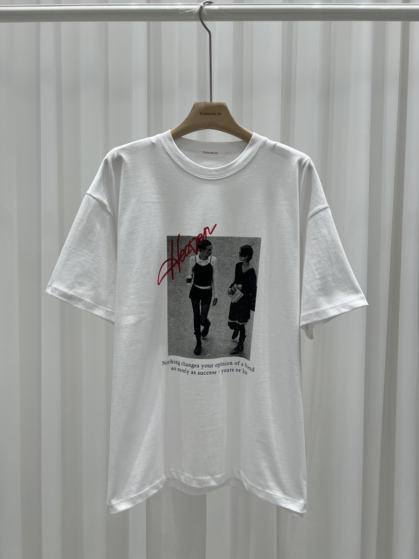 IF YOU SAY SO/PLUM-Q韓國直郵女裝新品26春夏熱賣T恤IF YOU SAY SO/PLUM-QT恤圖色1