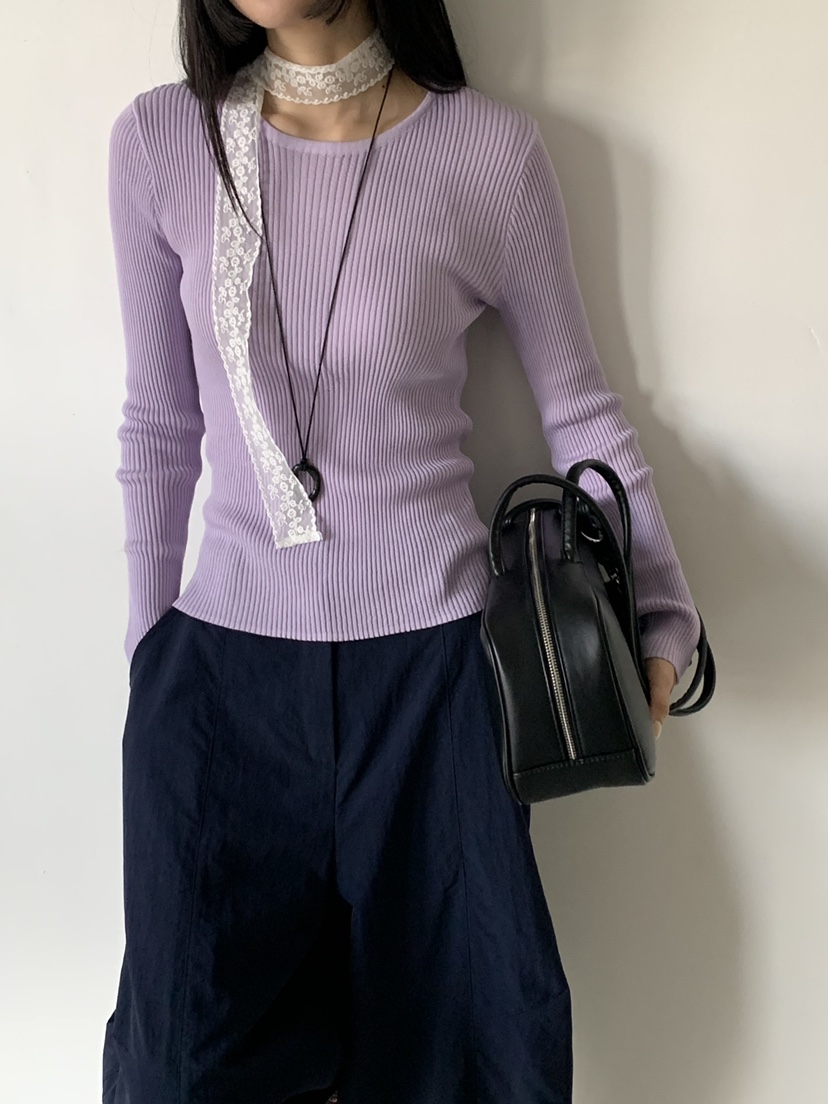 RIVER RAIN東大門實拍女裝新品真品時尚26春夏針織衫羅紋RIVER RAIN針織衫