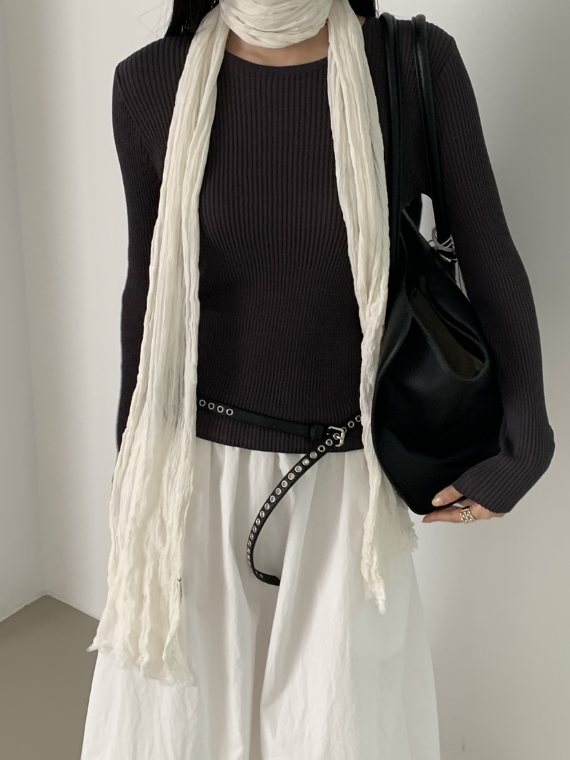 RIVER RAIN東大門實拍女裝新品真品時尚26春夏針織衫羅紋RIVER RAIN針織衫