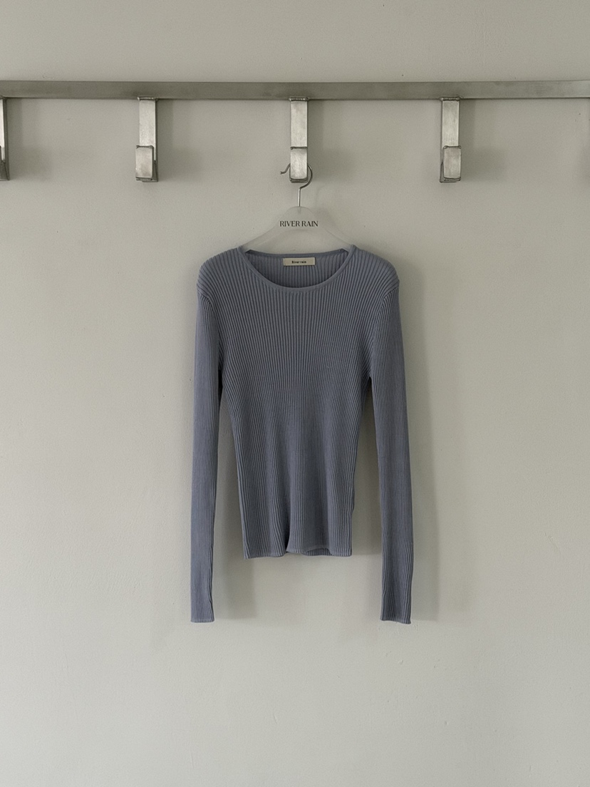 RIVER RAIN東大門實拍女裝新品真品時尚26春夏針織衫羅紋RIVER RAIN針織衫圖色1