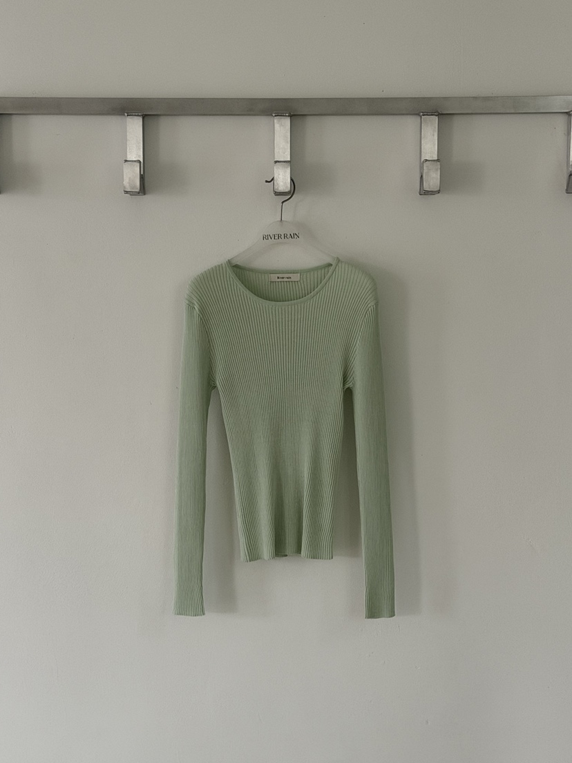 RIVER RAIN東大門實拍女裝新品真品時尚26春夏針織衫羅紋RIVER RAIN針織衫圖色2