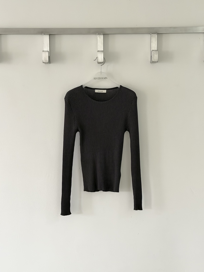 RIVER RAIN東大門實拍女裝新品真品時尚26春夏針織衫羅紋RIVER RAIN針織衫圖色4