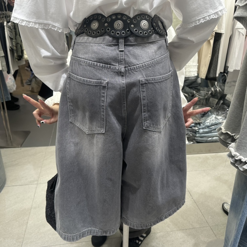 LATTE-P東大門直郵女士新款時尚人氣職業推薦短褲不含腰帶LATTE-P短褲