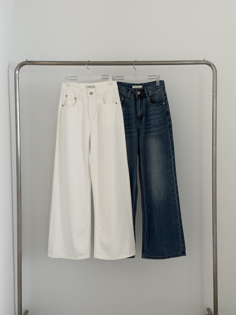 RIVER RAIN東大門代購女士新品職業時尚熱賣牛仔褲直筒牛仔RIVER RAIN牛仔褲