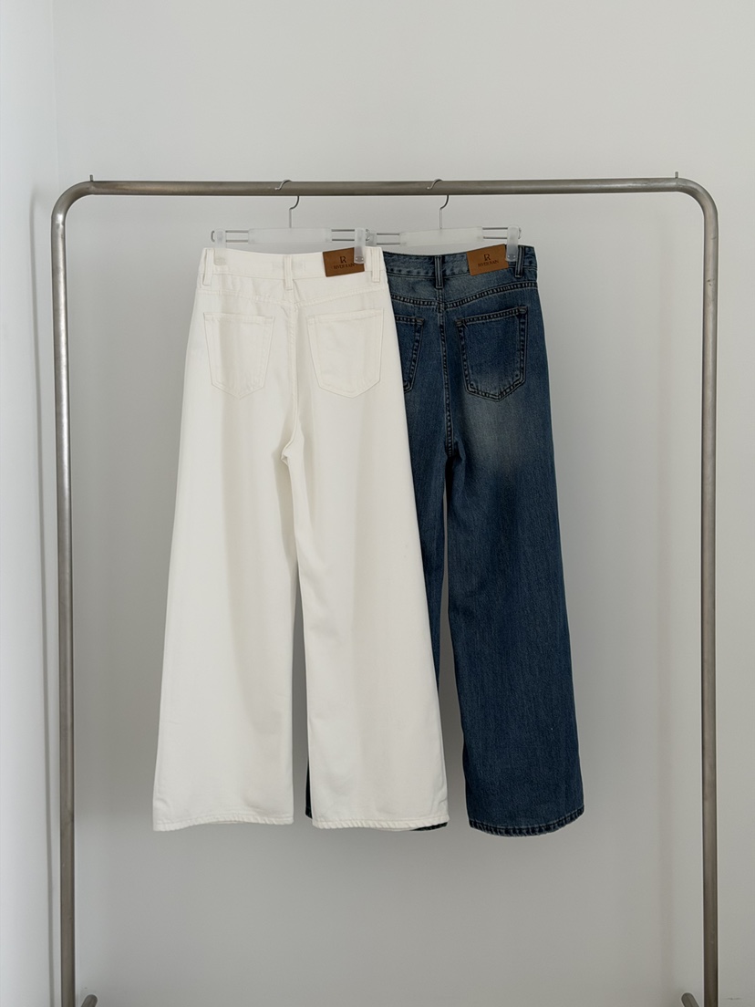 RIVER RAIN東大門代購女士新品職業時尚熱賣牛仔褲直筒牛仔RIVER RAIN牛仔褲