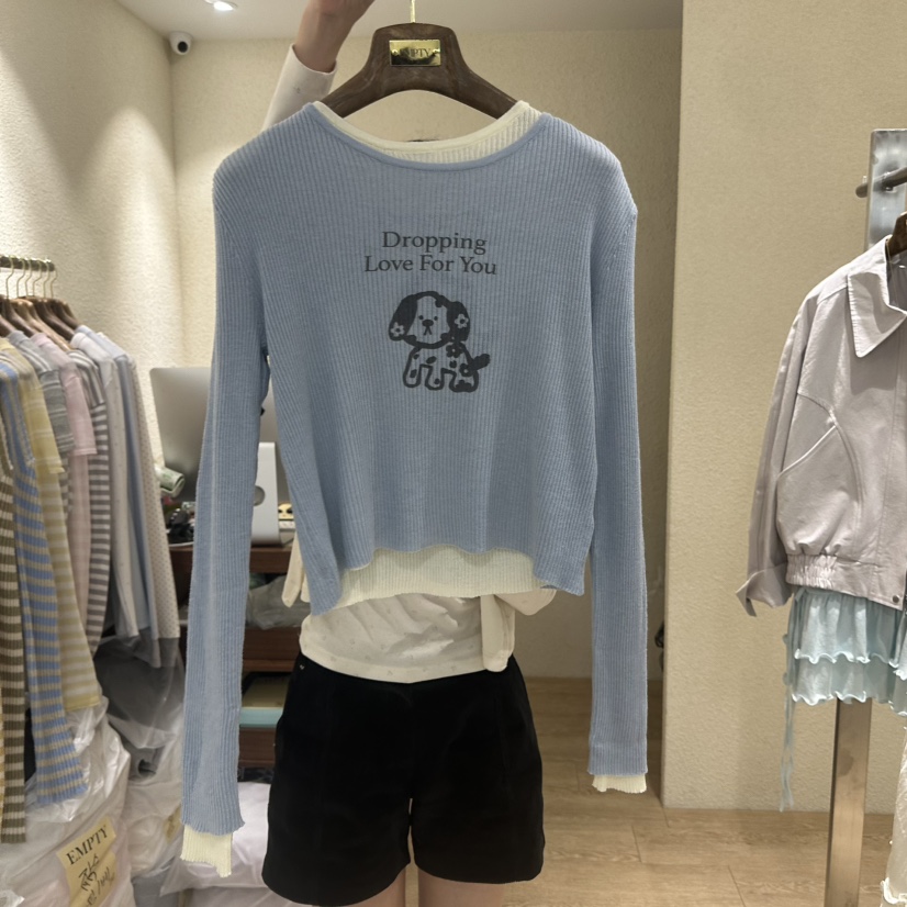 EMPTY韓國代購女裝新品熱賣職業推薦休閑人氣真品26春夏針織衫EMPTY針織衫圖色3
