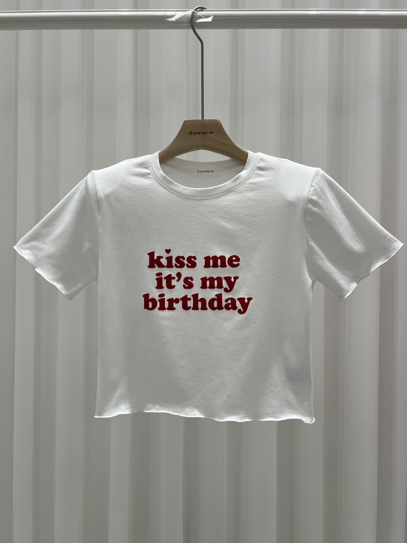 IF YOU SAY SO/PLUM-Q東大門直郵女裝新款熱賣26春夏T恤IF YOU SAY SO/PLUM-QT恤圖色1