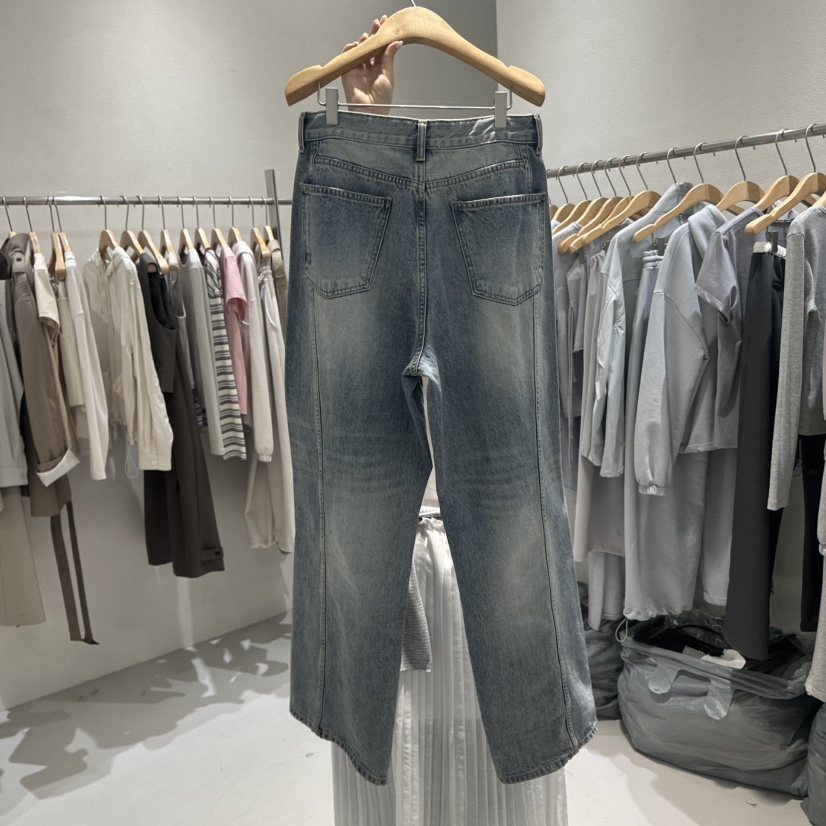 OVU東大門代購女士新品職業休閑人氣真品熱賣時尚26春夏牛仔褲OVU牛仔褲