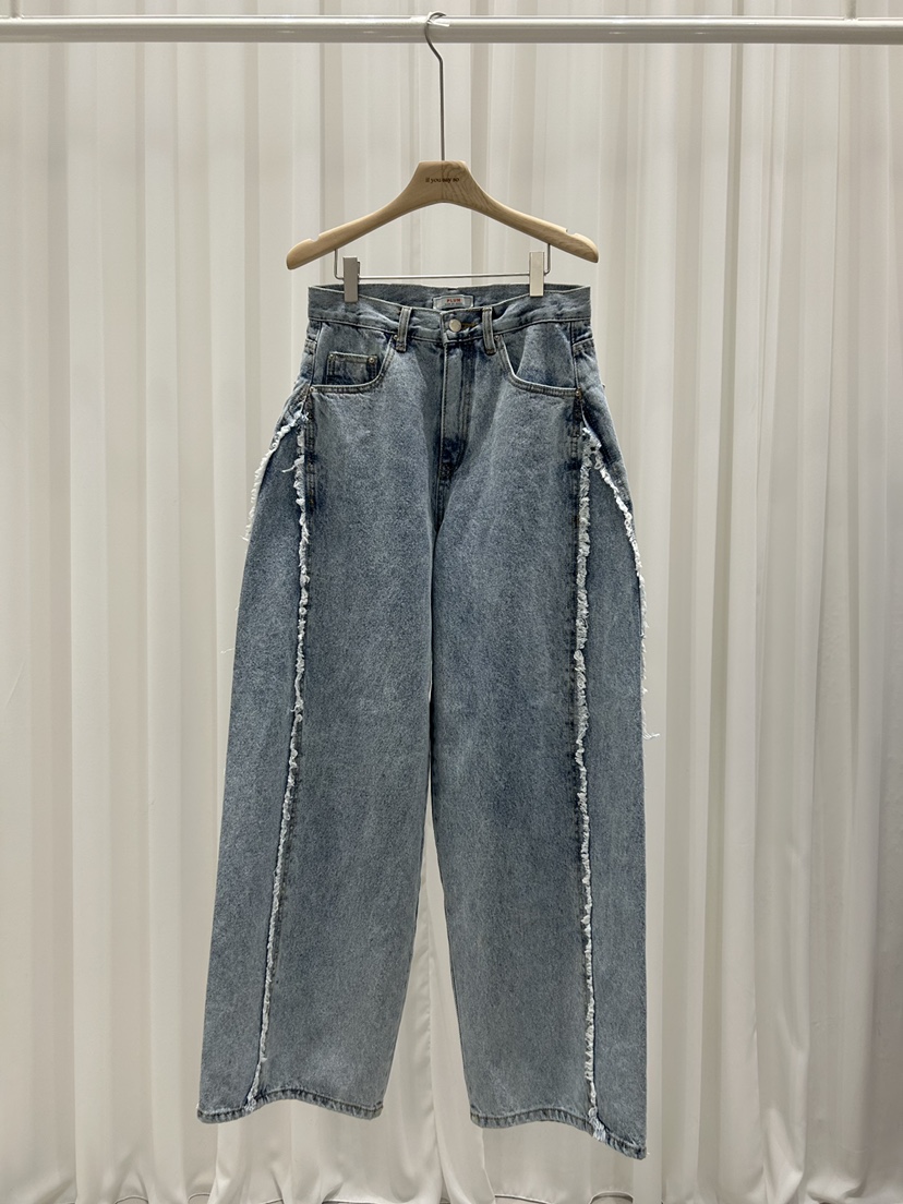 IF YOU SAY SO/PLUM-Q東大門代購女裝新款休閑牛仔褲IF YOU SAY SO/PLUM-Q牛仔褲圖色1