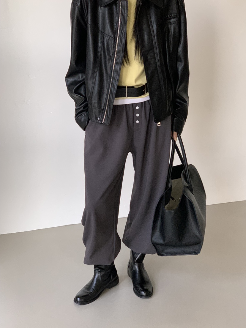 RIVER RAIN韓國代購女士新款26春夏休閑真品人氣職業休閑褲RIVER RAIN休閑褲