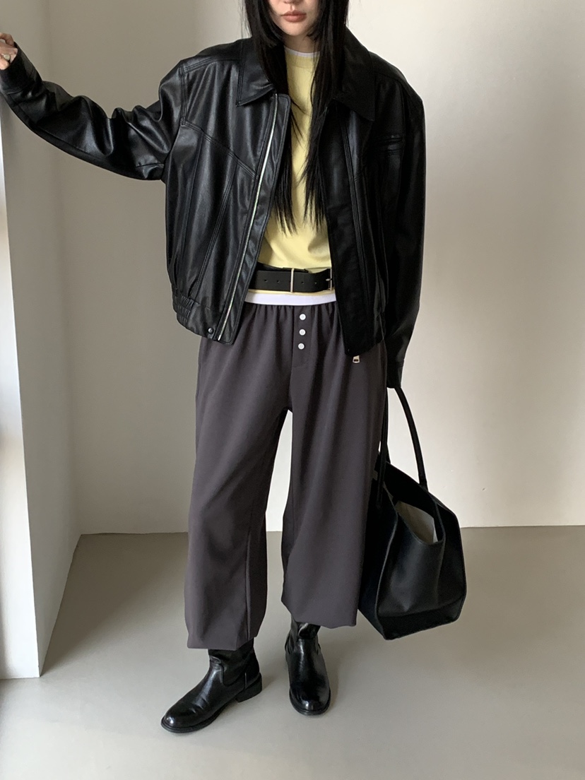 RIVER RAIN韓國代購女士新款26春夏休閑真品人氣職業休閑褲RIVER RAIN休閑褲