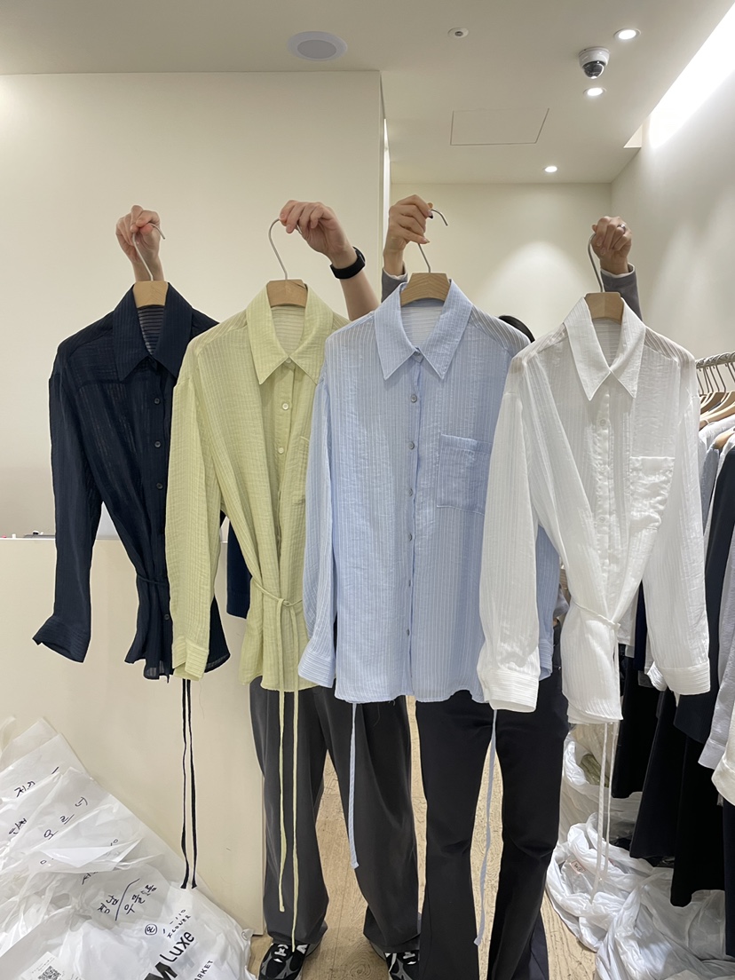 FLOWER-L東大門實拍女士新款時尚休閑推薦人氣襯衫蕾絲衫FLOWER-L襯衫/蕾絲衫