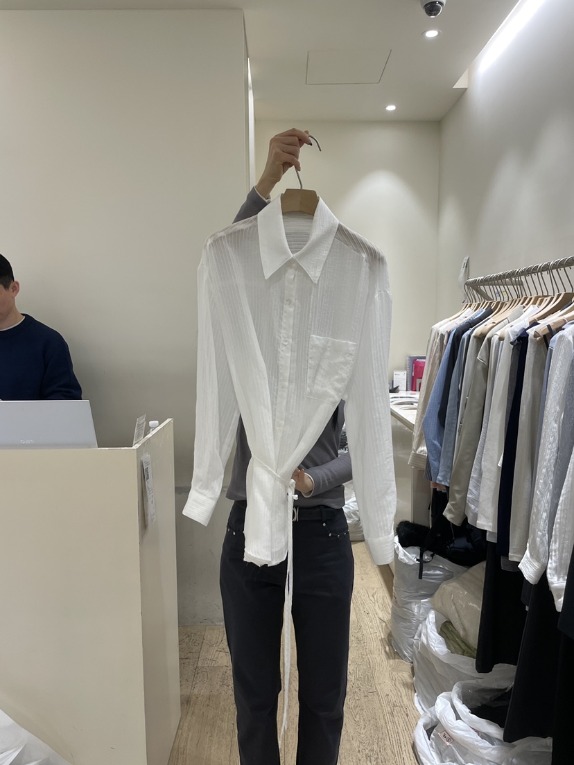 FLOWER-L東大門實拍女士新款時尚休閑推薦人氣襯衫蕾絲衫FLOWER-L襯衫/蕾絲衫圖色1