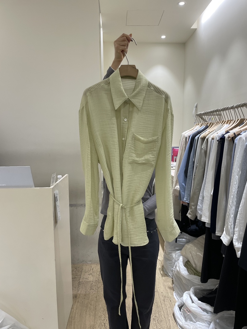 FLOWER-L東大門實拍女士新款時尚休閑推薦人氣襯衫蕾絲衫FLOWER-L襯衫/蕾絲衫圖色2