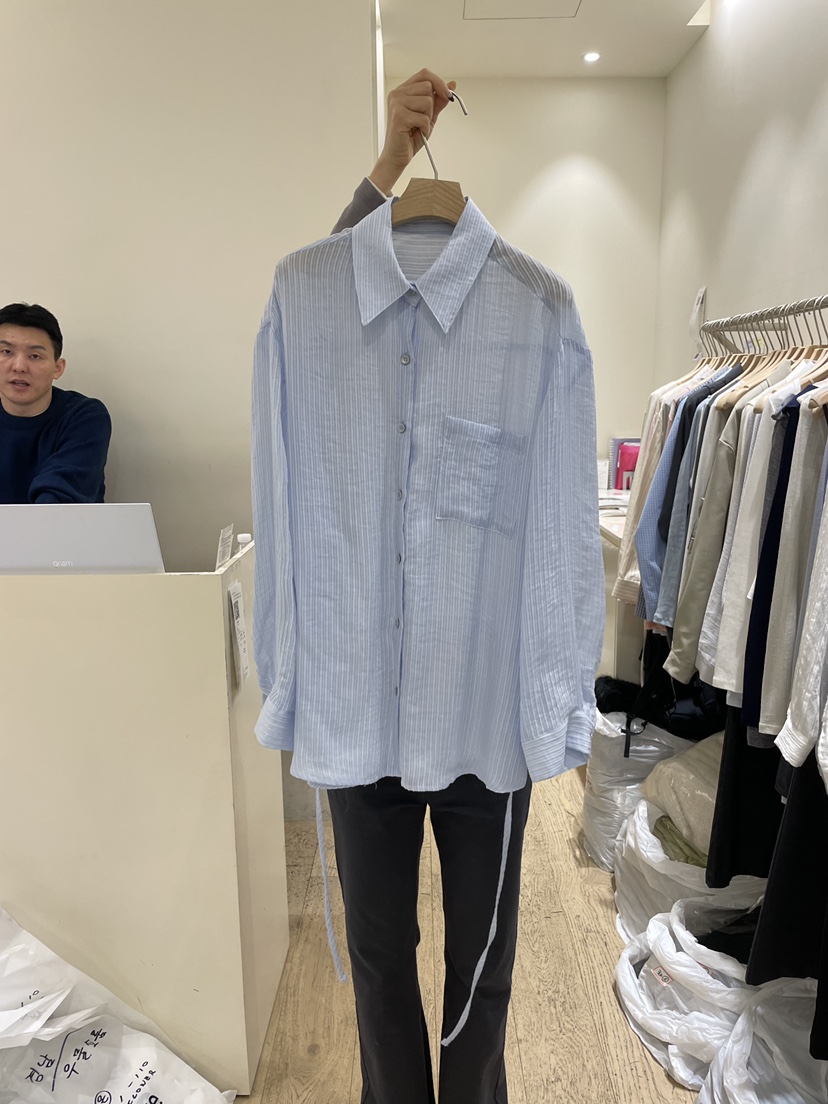 FLOWER-L東大門實拍女士新款時尚休閑推薦人氣襯衫蕾絲衫FLOWER-L襯衫/蕾絲衫圖色3