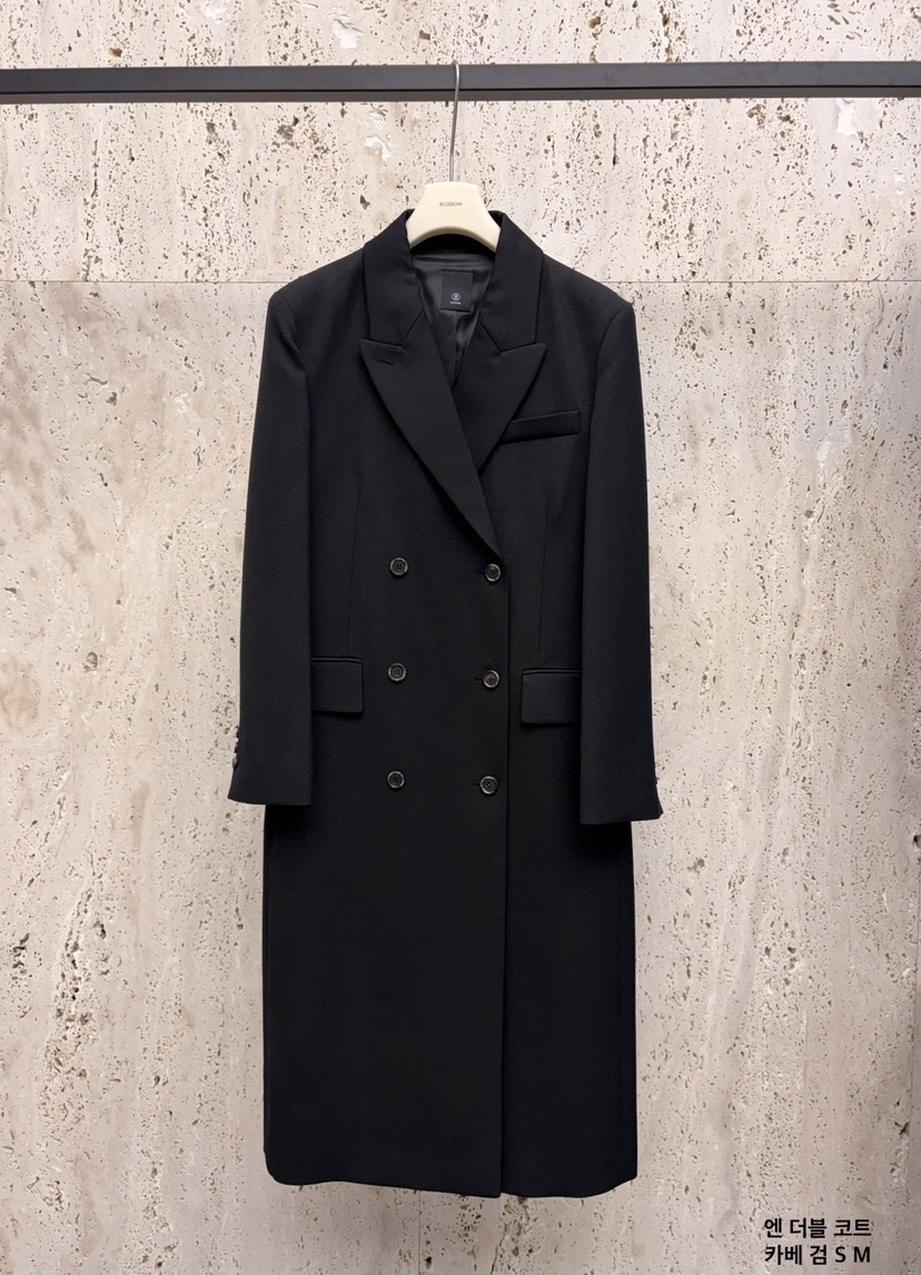 BLOSSOM韓國直郵女士新款推薦休閑26春夏真品職業長款風衣BLOSSOM長款風衣圖色2