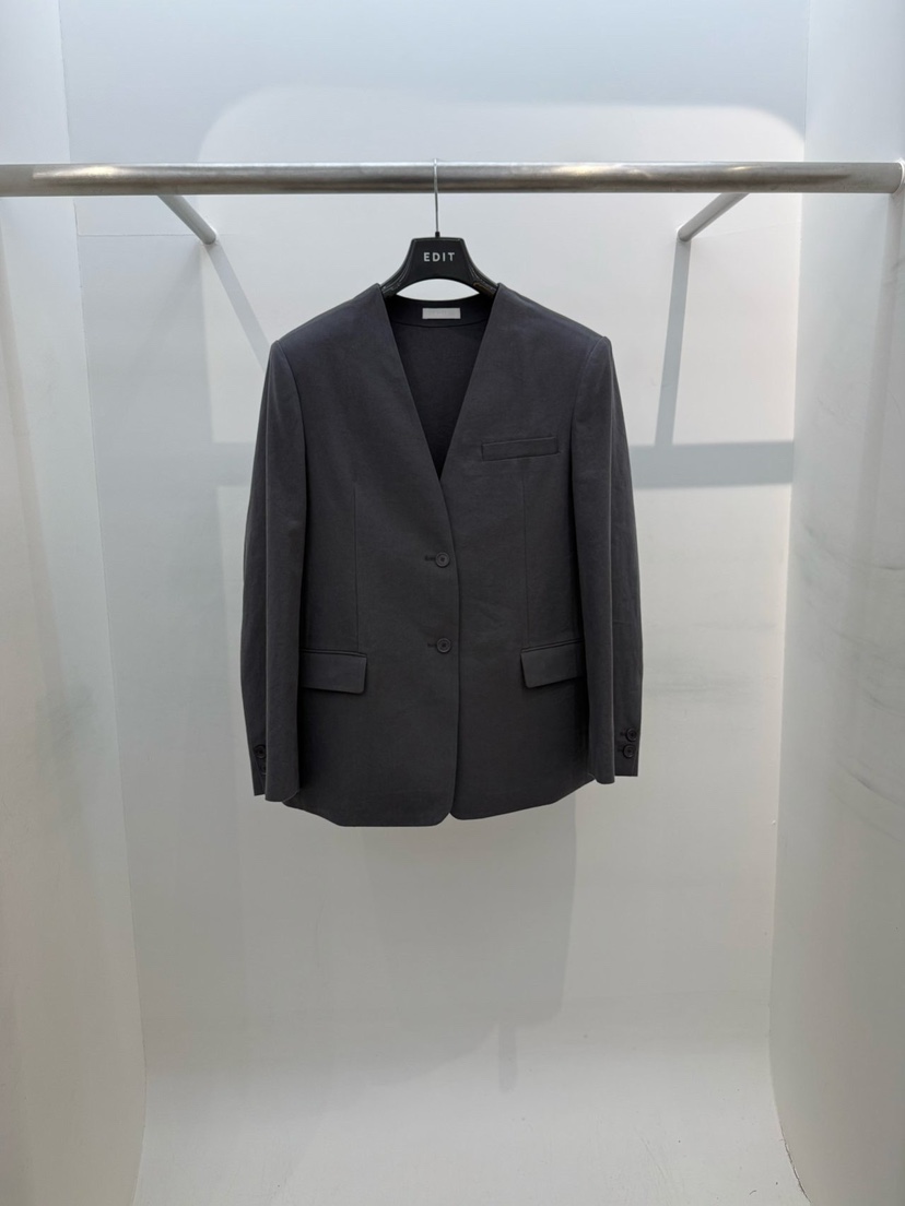 EDIT東大門直郵女裝新款26春夏熱賣職業人氣真品時尚夾克EDIT夾克圖色2墨色